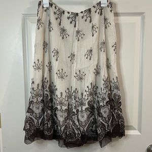 Karen Kane Floral Skirt